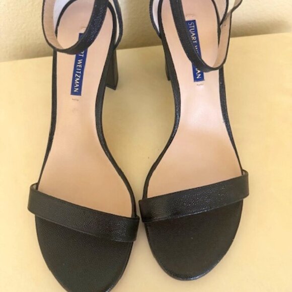 Stuart Weitzman Women's Nearlynude Heeled Sandal - Picture 1 of 5